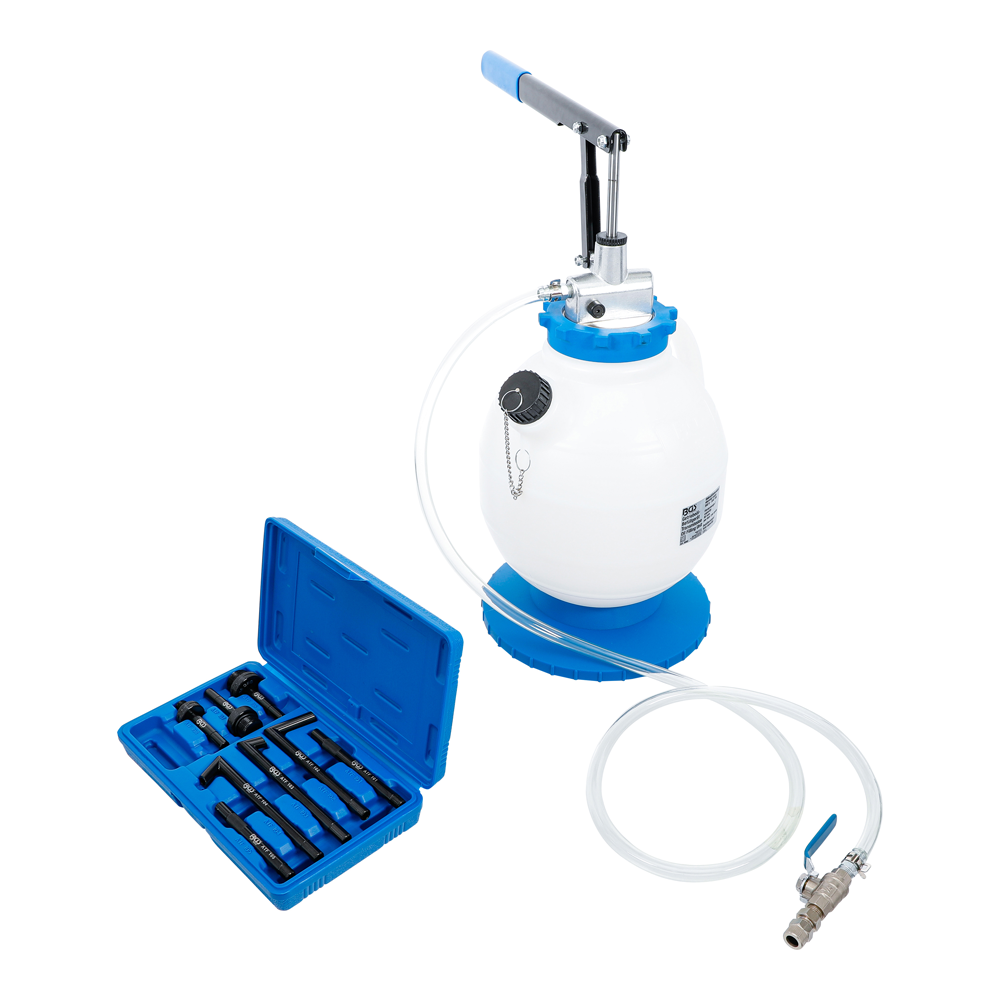 Getriebeöl-Befüllgerät mit Handpumpe | mit 8 Adaptern | 7 l